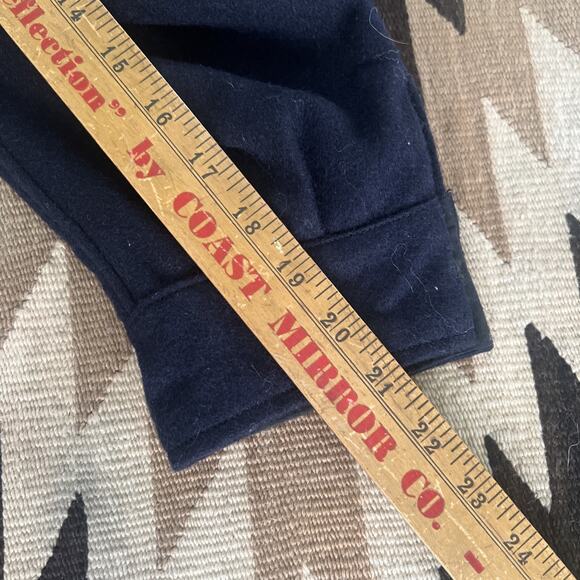 French Military Wool Jacket Navy Crop Small 1950s Vintage CDG Balenciaga Design - Picture 16 of 16